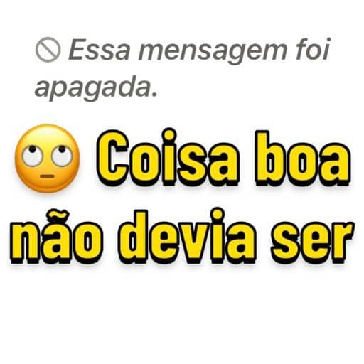 Essa Mensagem Foi Apagada