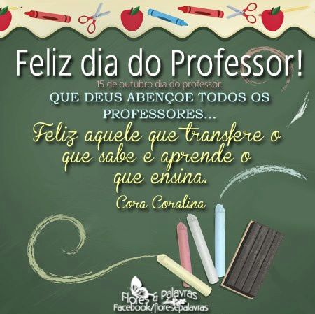 Feliz Dia Do Professor