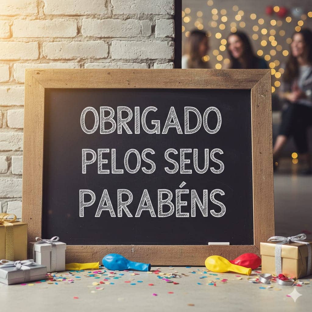 Obrigado Pelos Seus Parabéns